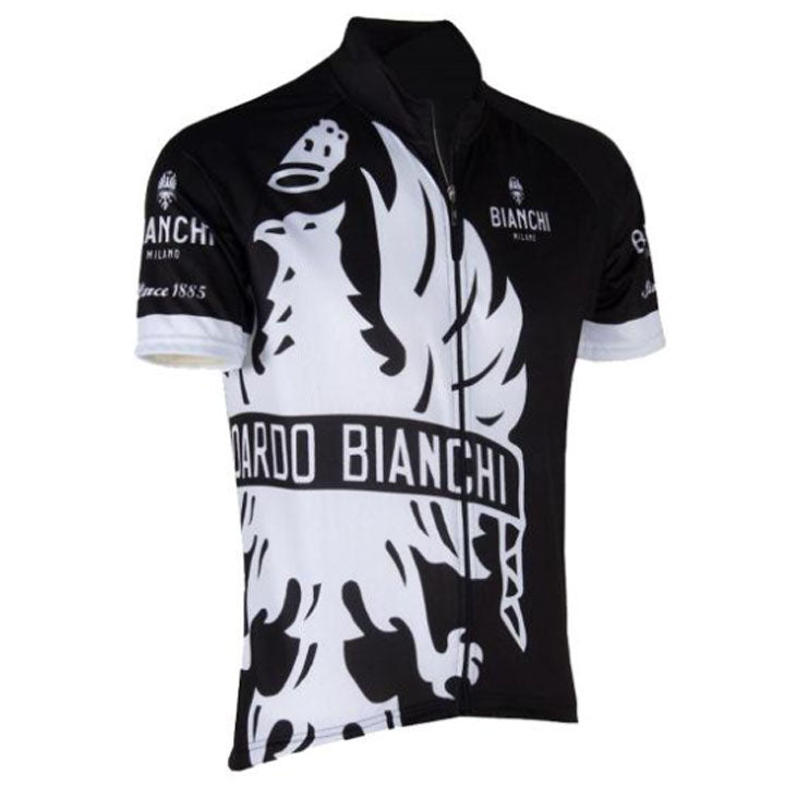 Bianchi Milano Cinca Long Zip Short Sleeve Jersey