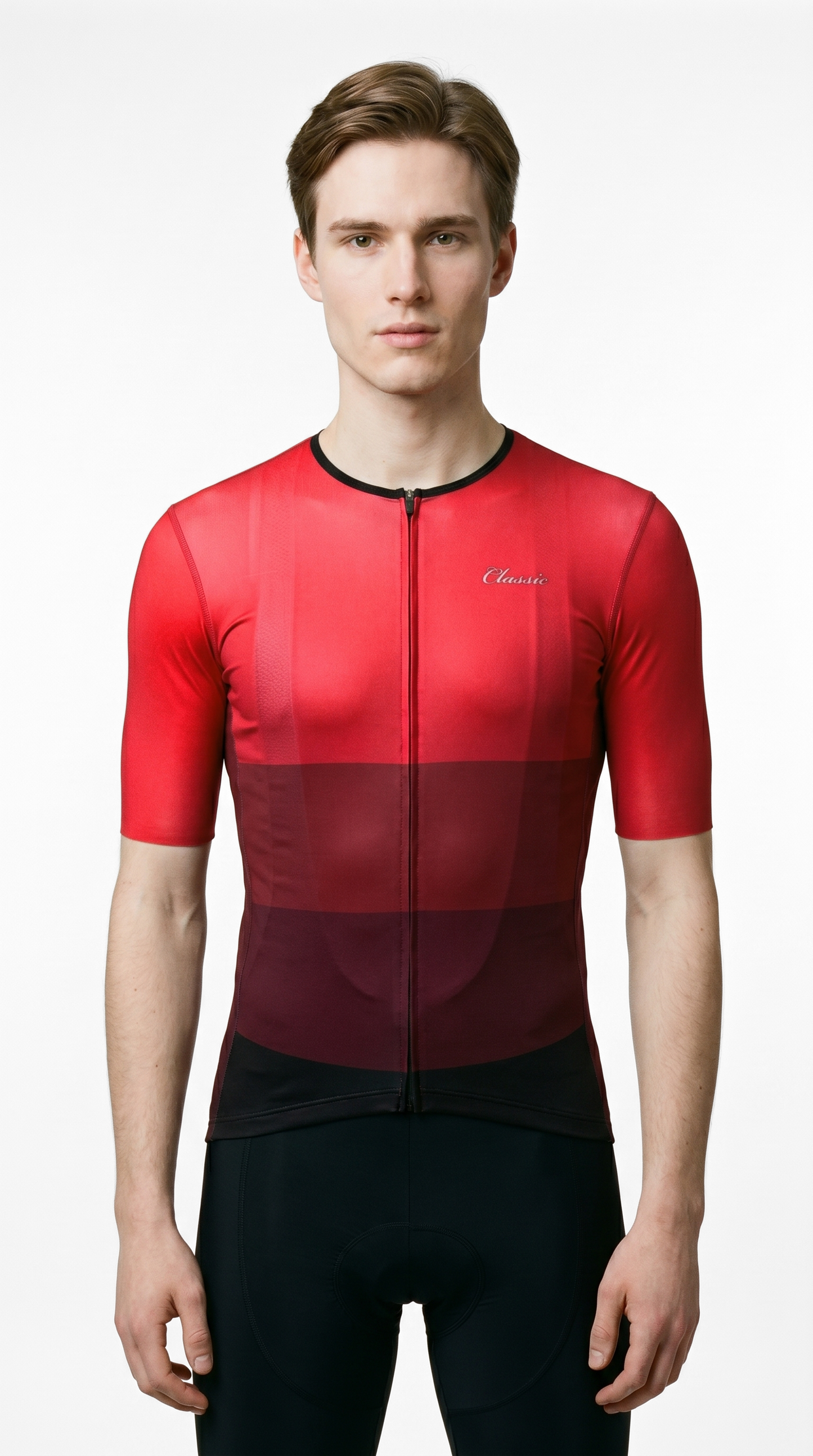 Classic Cycling Men's Corsa Race 1.0 Jersey – Burgundy