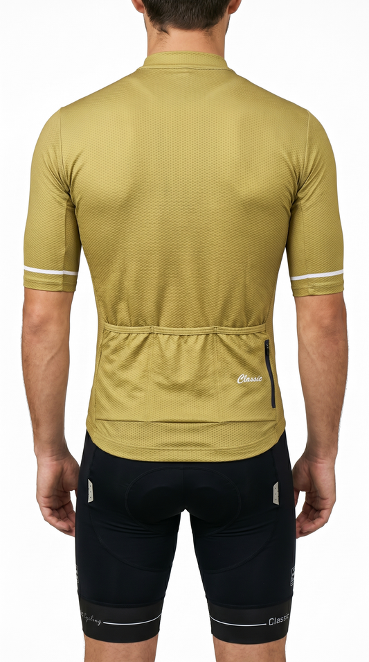 Classic Cycling Elegara Jersey – Men's Gold