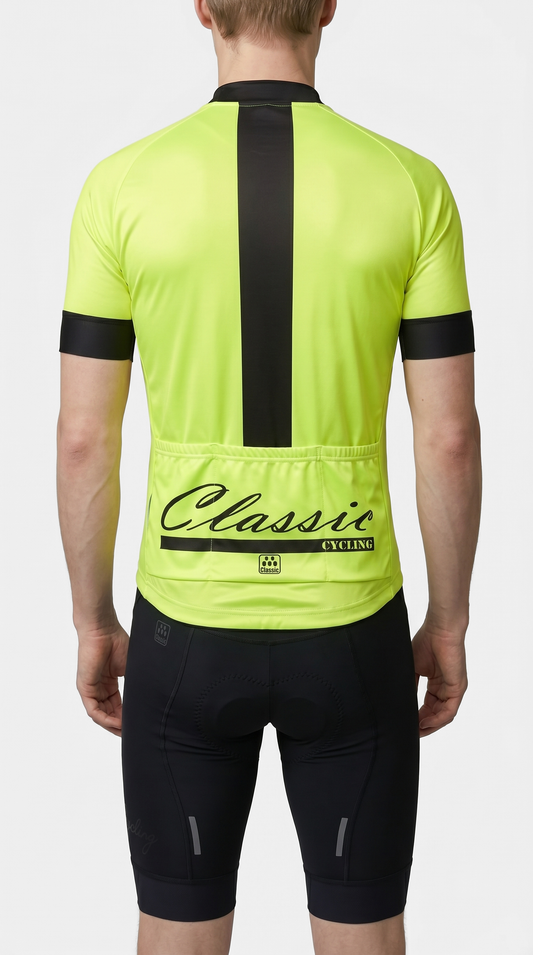 Classic Cycling Men's Fondo Jersey – Fluo