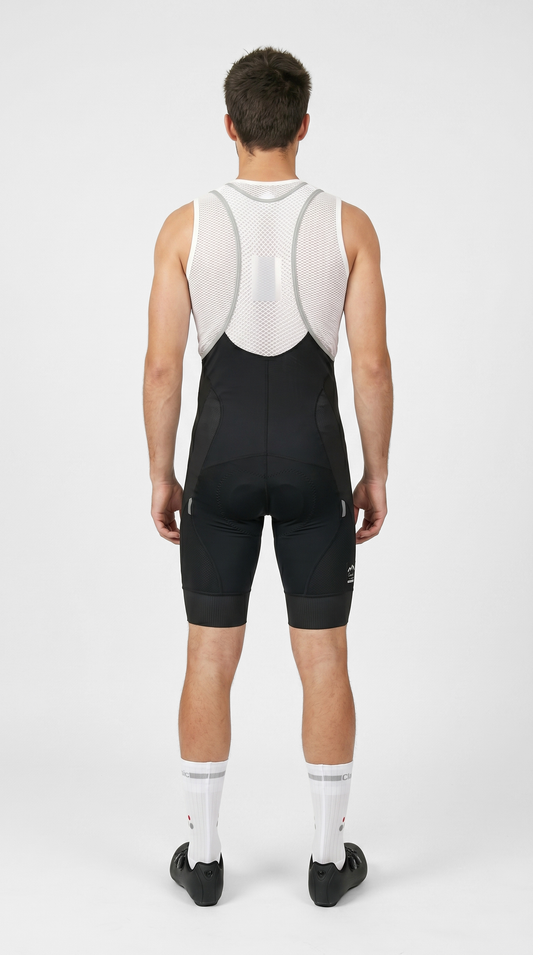 Classic Cycling Hors Category Century Men's Compression Bib Shorts – Black