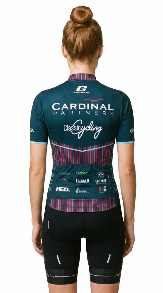 Cardinal - Classic Cycling Women's Ice Pro Jersey - Navy