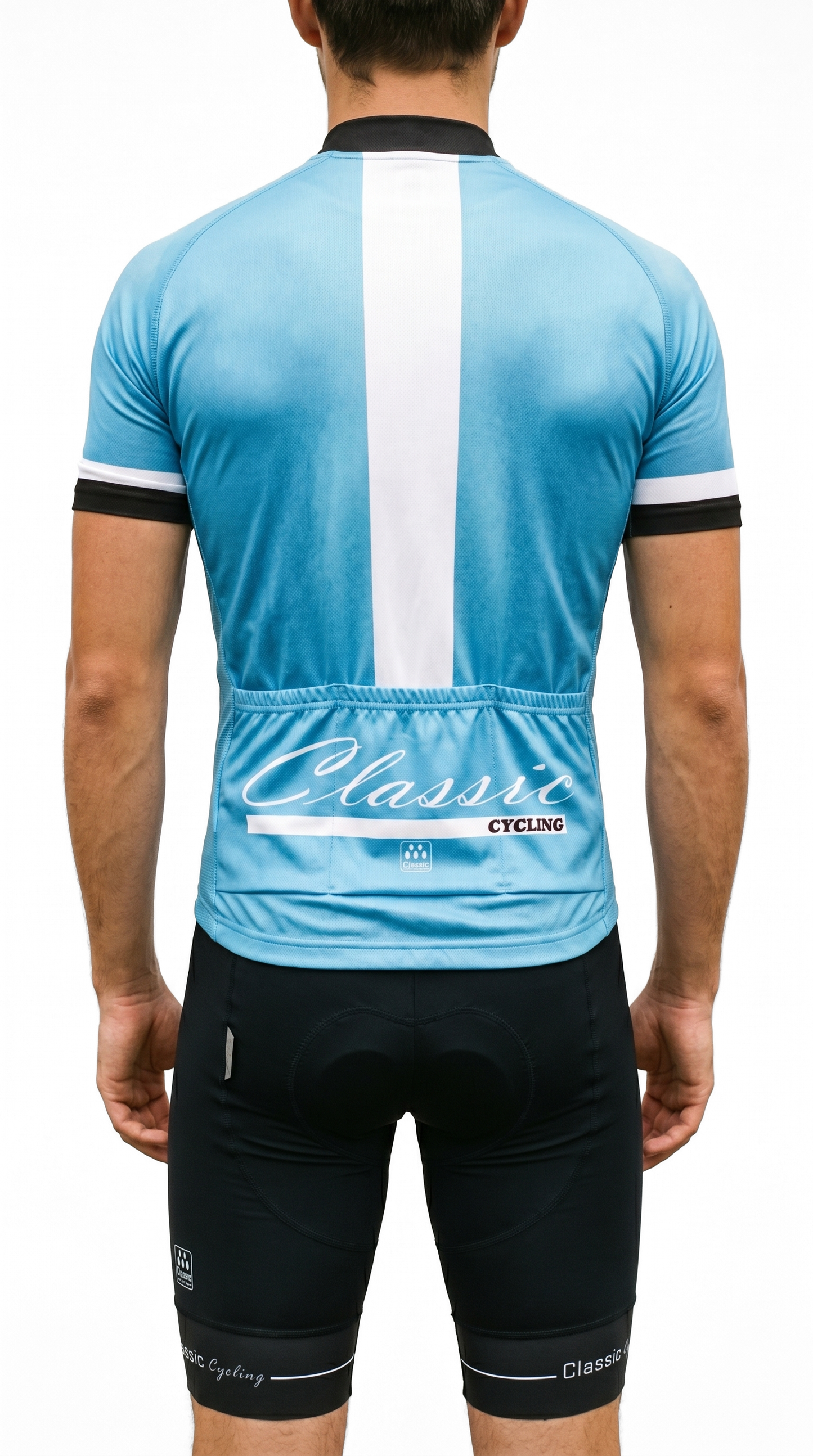 Classic Cycling Men's Fondo Jersey – Blue