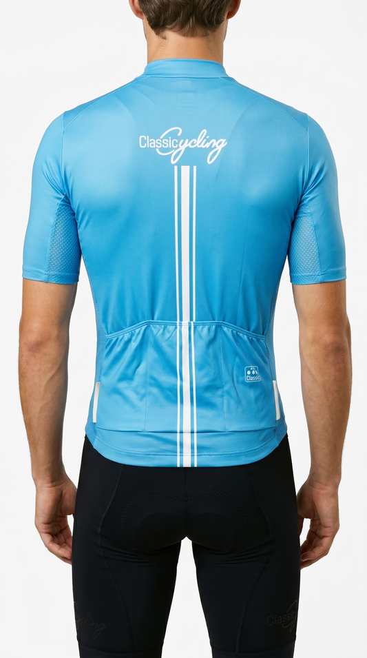 Classic Cycling Men's Flex 2 Cycling Jersey – Blue