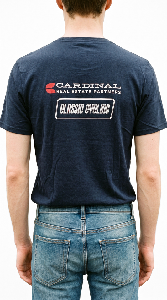 Classic Cycling - Cardinal Cycling Team Navy T-Shirt - Men's