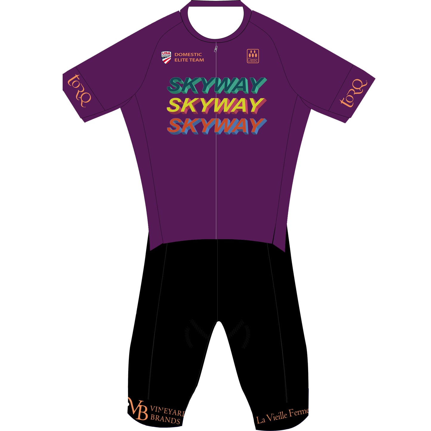 SKYWAY Men's Traditional Skinsuit DET - 2025