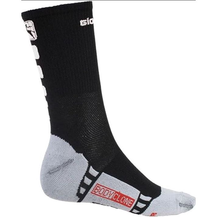 Giordana Cycling Socks Trade Tall Cuff - Black-White