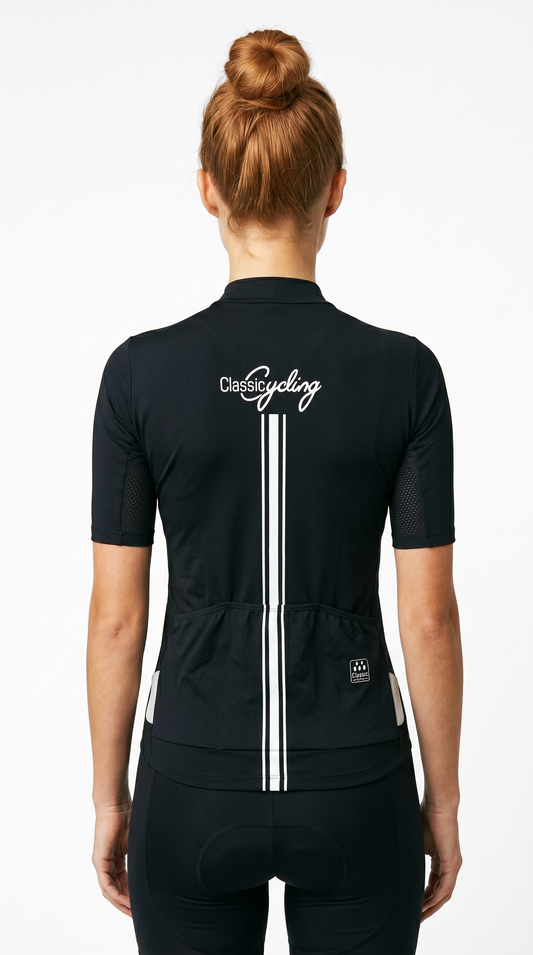 Classic Cycling Women's Flex 2 Cycling Jersey – Black