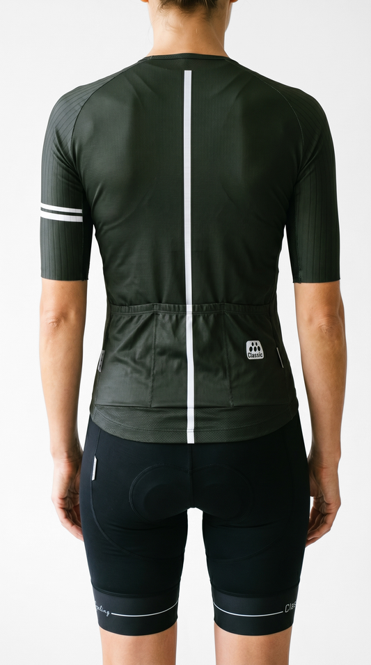 Classic Cycling Ice Elite Jersey - Women's - Olive