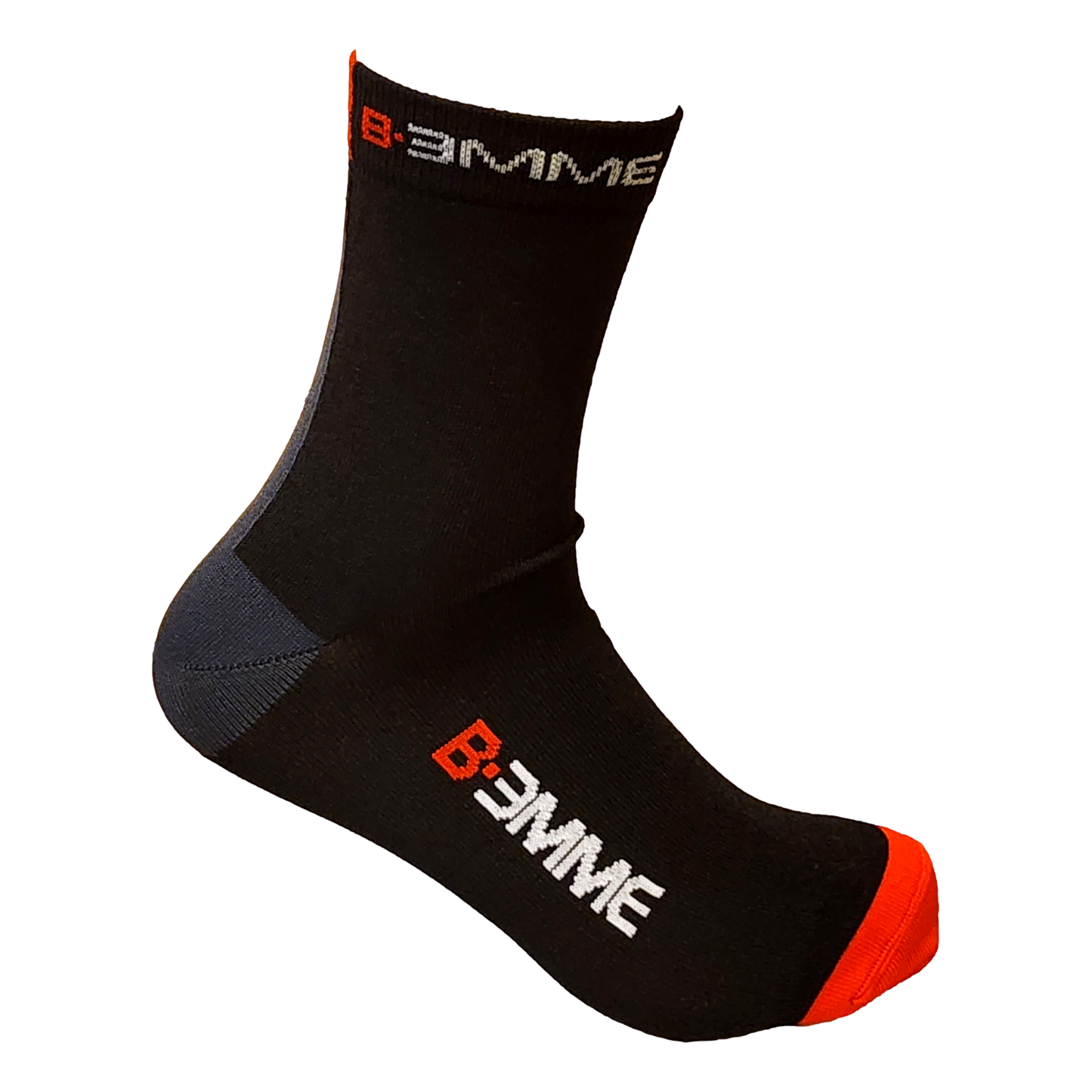 Biemme Meryl Mid Sock - Black Red