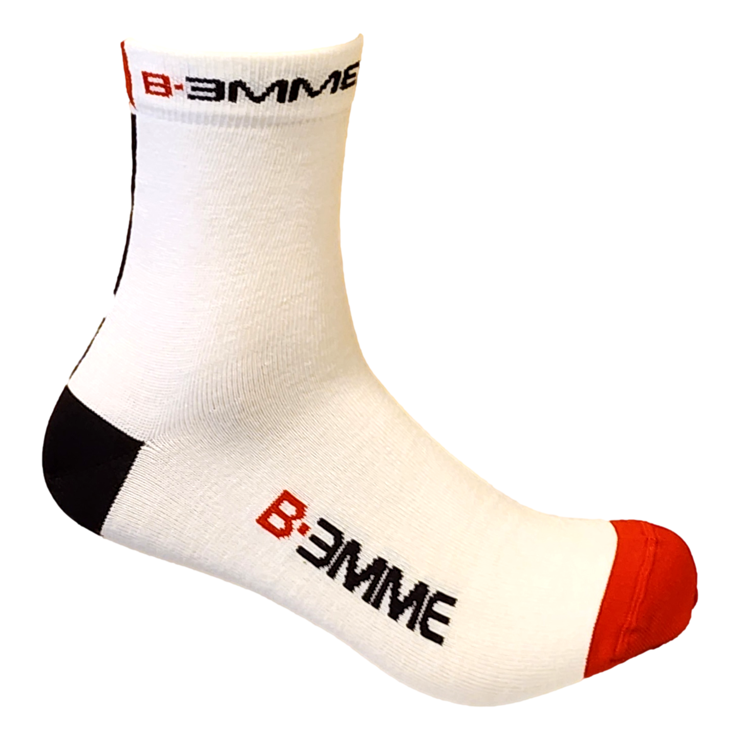 Biemme Meryl Mid Sock - White Red