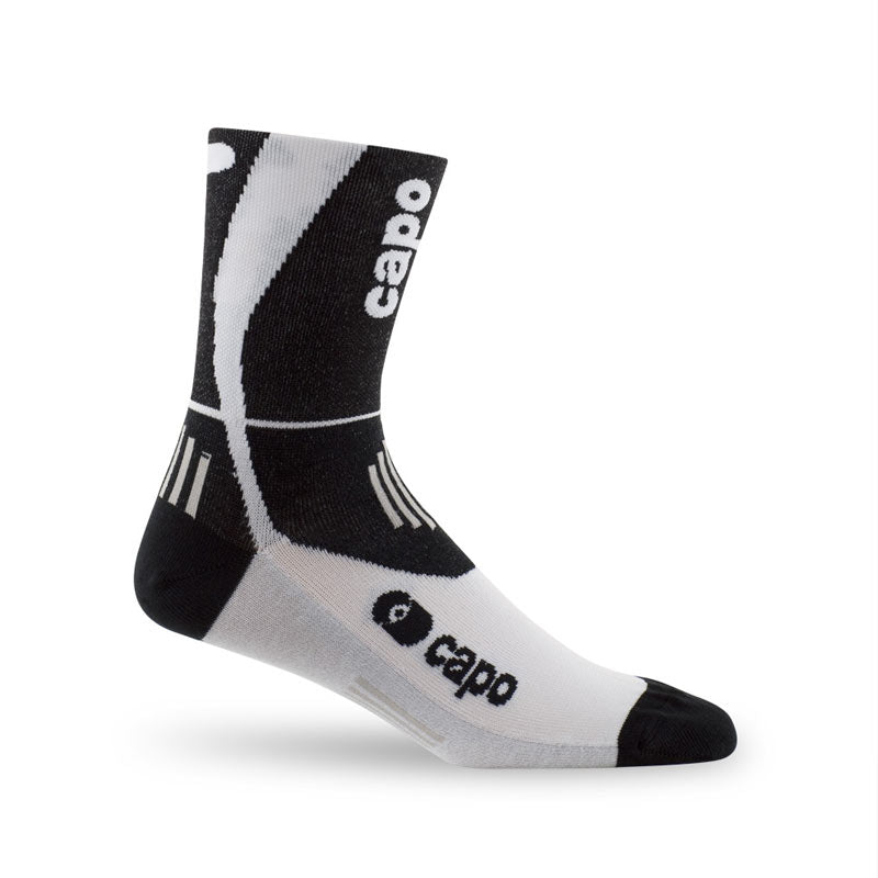 Capo Resistex Carbon Sock, Black - Classic Cycling