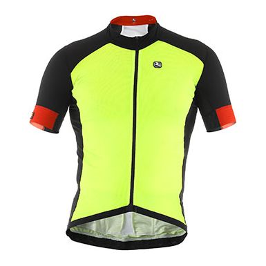 Giordana FR-C Forma Red Carbon Summer Jersey Fluo Yellow - Classic Cycling
