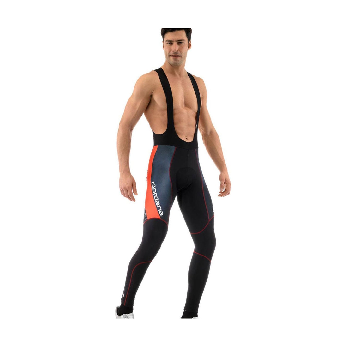 Giordana FR-C Trade Cycling Bib Tights "Predator" Red - Classic Cycling