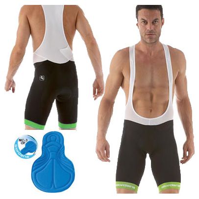 Giordana Silverline Bib Shorts Lime - Classic Cycling