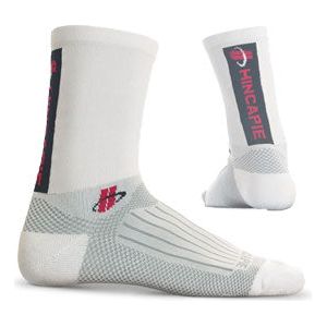 Hincapie Power 5 Inch Crew Sock White - Classic Cycling