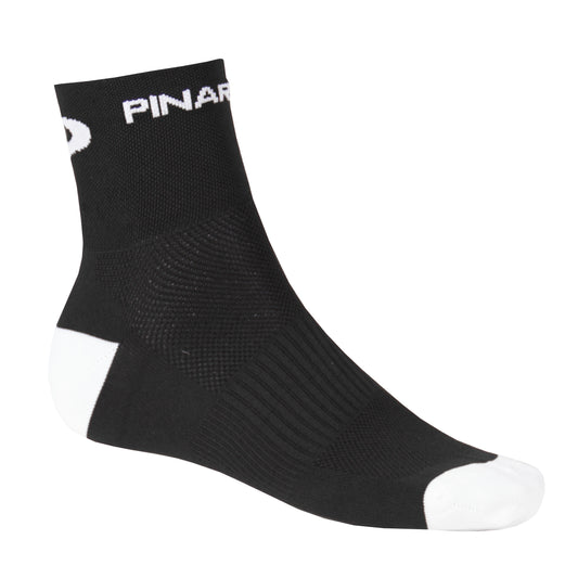 Pinarello Mid (6.5cm) Cuff Sock - Black - Classic Cycling