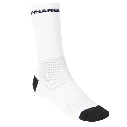 Pinarello Tall (11cm) Cuff Sock - White - Classic Cycling