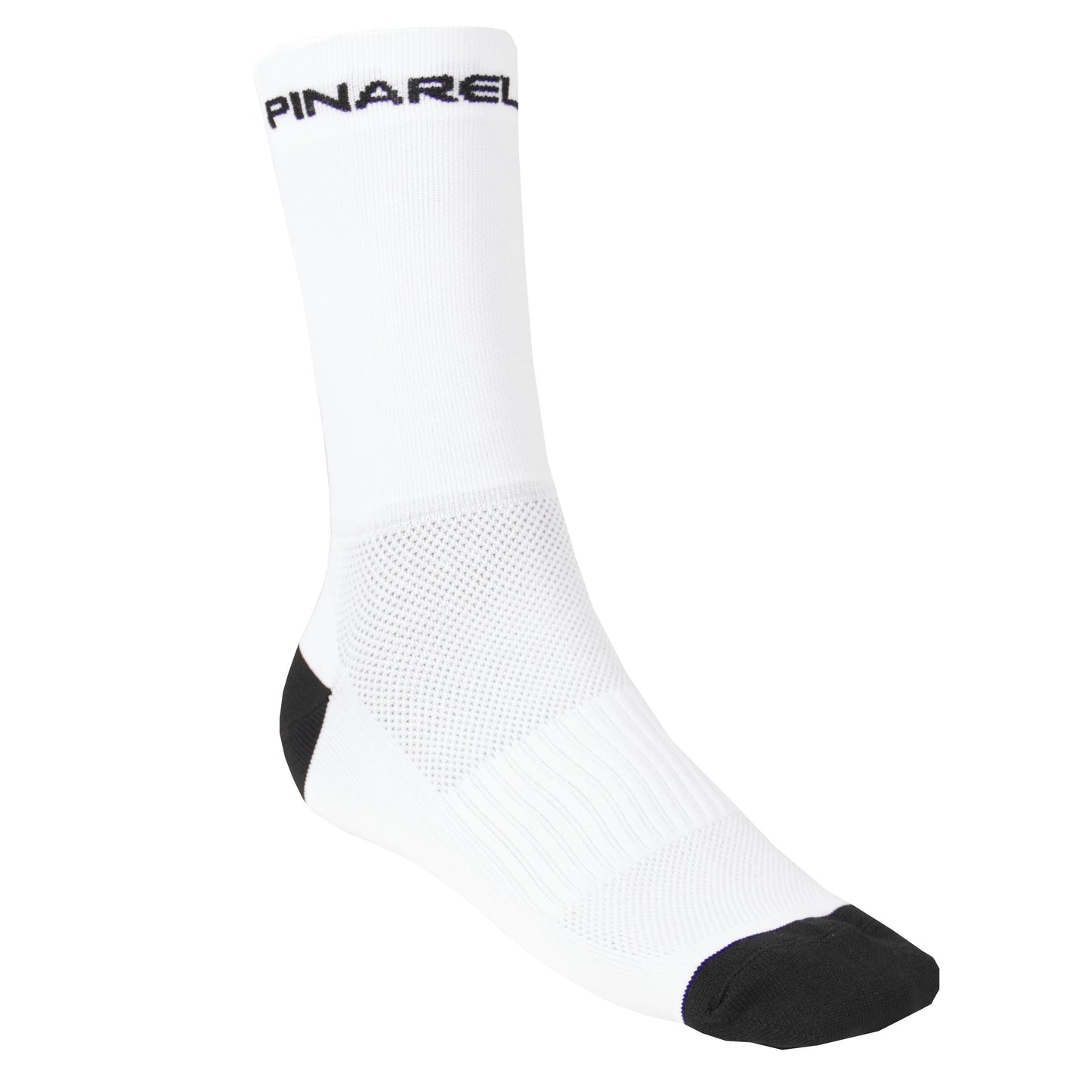 Pinarello Tall (11cm) Cuff Sock - White - Classic Cycling