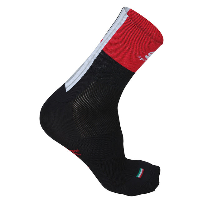 Sportful Gruppetto Sock 12cm - Black Red - Classic Cycling