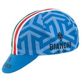 Bianchi Milano Neon Summer Cap - Patterned-Celeste-Italia - Classic Cycling