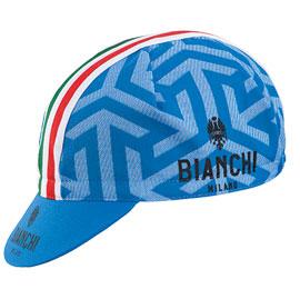 Bianchi Milano Neon Summer Cap - Patterned-Celeste-Italia - Classic Cycling