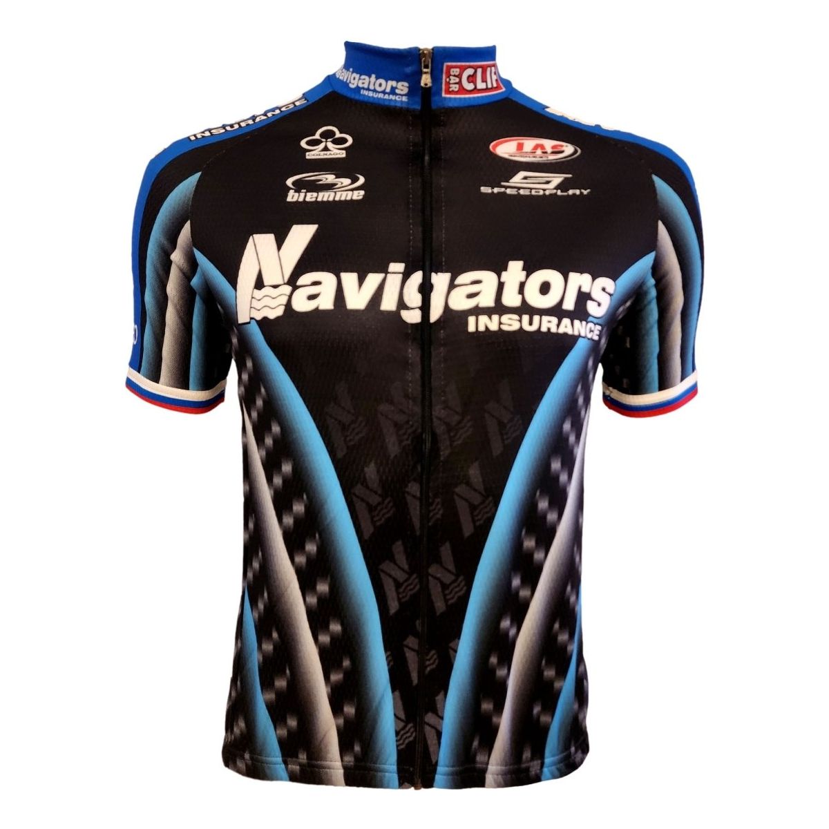 Biemme 2007 Navigators Team Jersey- Russian Sleeve Stripes - Classic Cycling