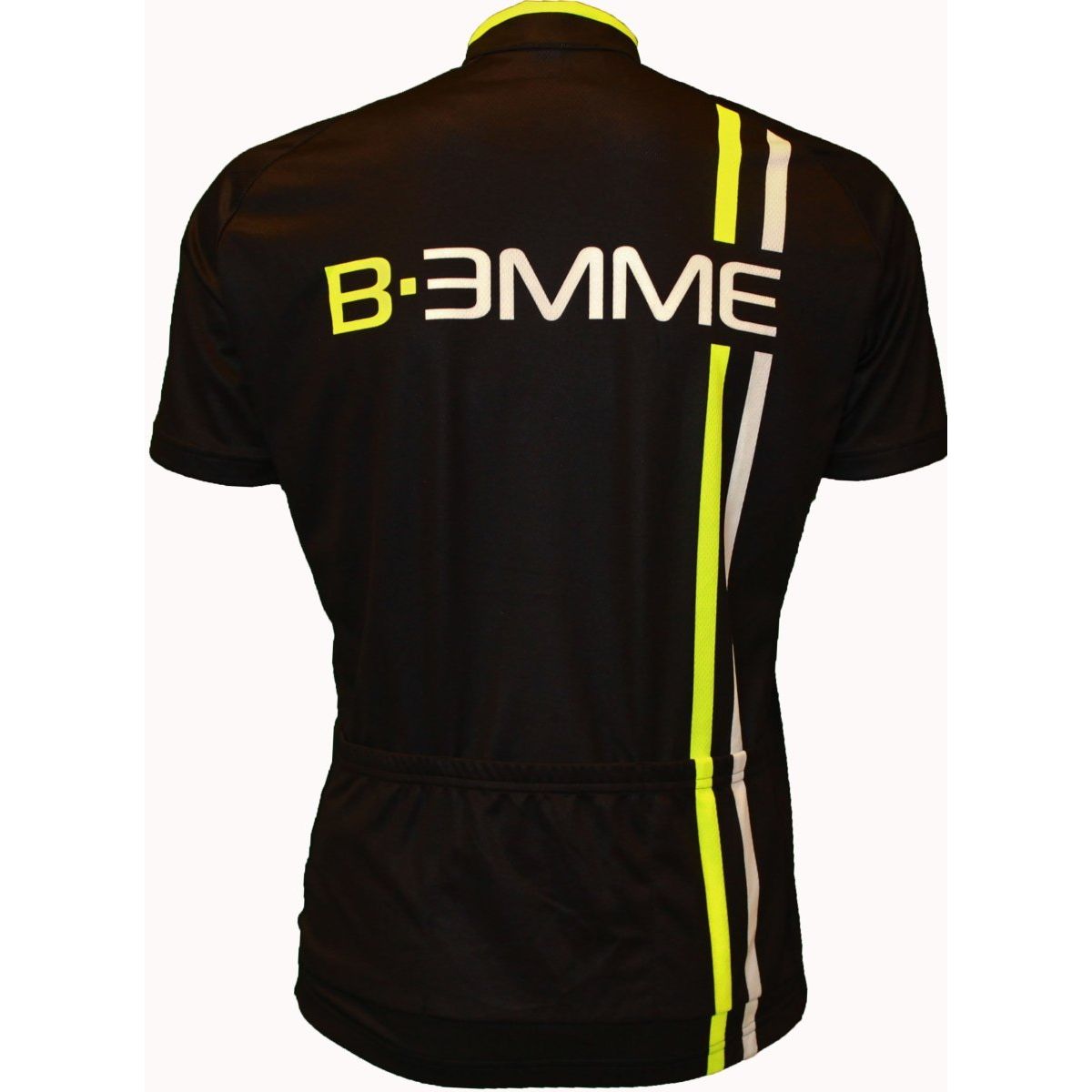 Biemme Item 2 Short Sleeve Jersey - Black-Fluo-White - Classic Cycling