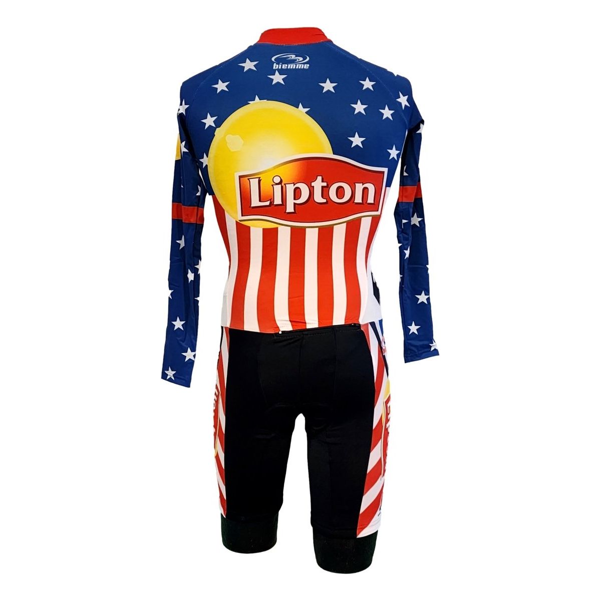 Biemme Lipton Tea Long Sleeve Skin Suit - USA Champion - Womens - Classic Cycling