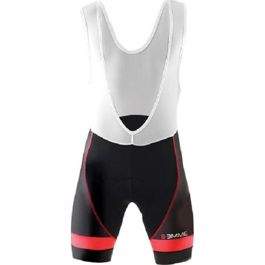 Biemme Moody 14 Bib Shorts - Black-Red - Classic Cycling
