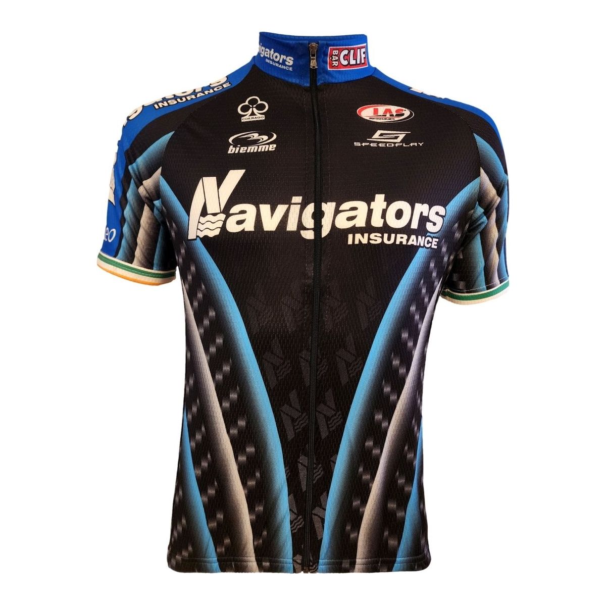 Biemme Navigators 2007 Team Jersey - Irish Champion Sleeve Bands - Classic Cycling