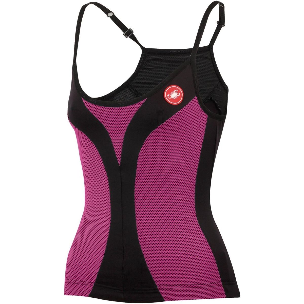 Castelli Ipnosi Sleeveless Top - Black-Fuscia - Classic Cycling