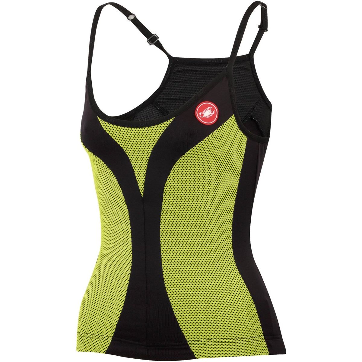 Castelli Ipnosi Sleeveless Top - Black-Lime - Classic Cycling