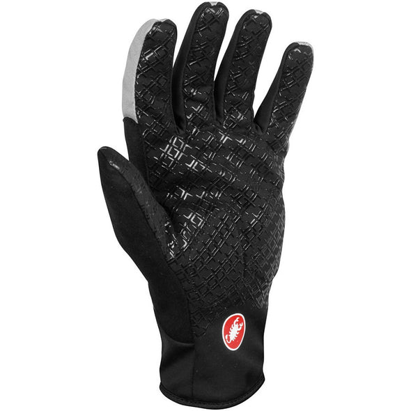 Castelli Leggenda Winter Glove - Black - Red - Classic Cycling