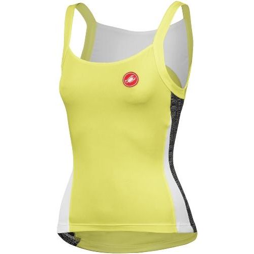 Castelli Scarabocchio Bavette Top Lemon-White - Classic Cycling