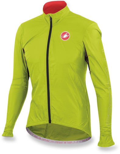 Castelli Velo Jacket - Fluo Yellow - Classic Cycling