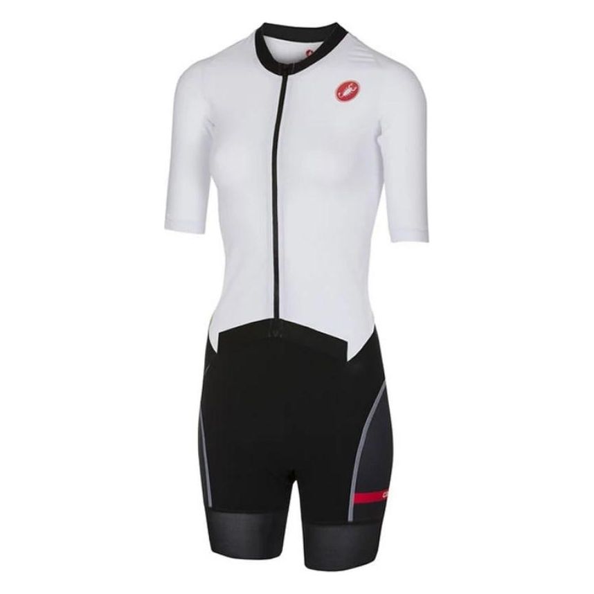 Castelli Women's All Out W Speed Suit - White - Classic Cycling