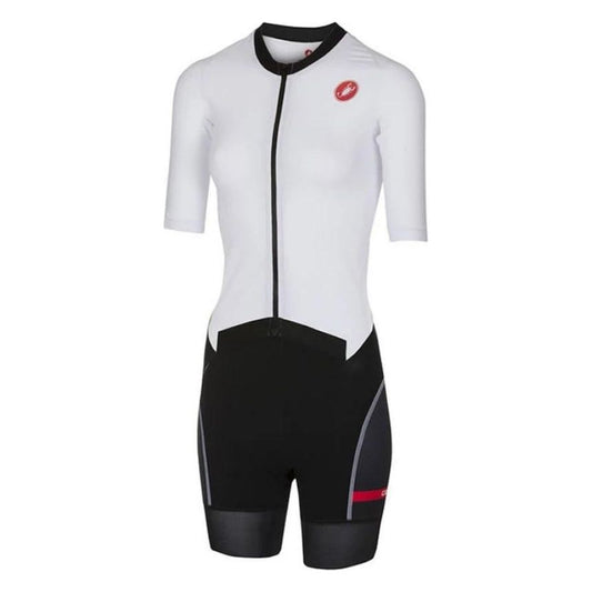 Castelli Women's All Out W Speed Suit - White - Classic Cycling