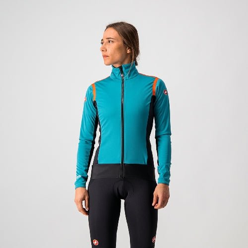 Castelli Women's Alpha RoS 2 Lightweight Jacket - Teal - Classic Cycling