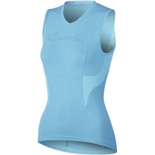 Castelli Womens Dolce Cycling Sleeveless Jersey - Turquoise - Classic Cycling