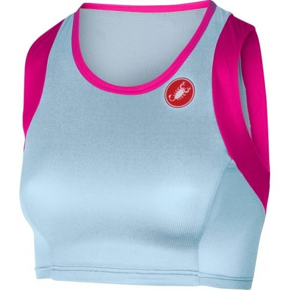 Castelli Women's Free W Tri Short Top - Blue - Classic Cycling