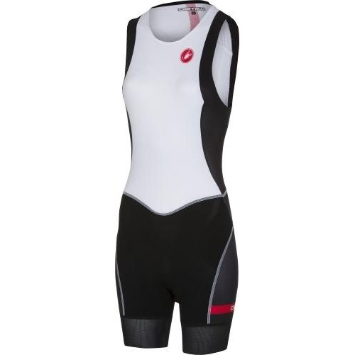 Castelli Women's Short Distance W Race Suit - White - Classic Cycling