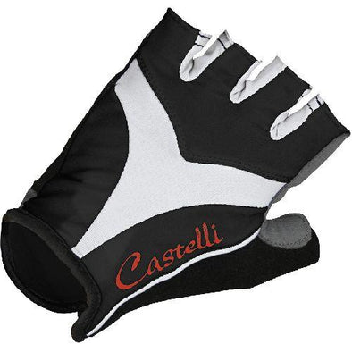 Castelli Women's Tenacia Cycling Glove - Black White - Classic Cycling