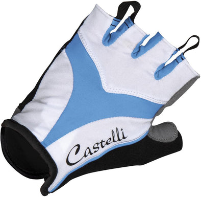 Castelli Women's Tenacia Cycling Glove - White-Azure - Classic Cycling