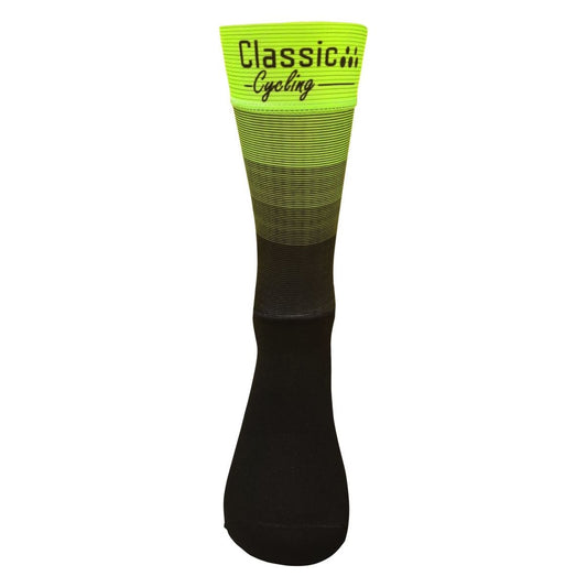 Classic Cycling Aero Extra Tall Sock - Fluo Yellow - Classic Cycling