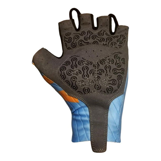 Classic Cycling Aero Gloves - Blue Orange - Classic Cycling