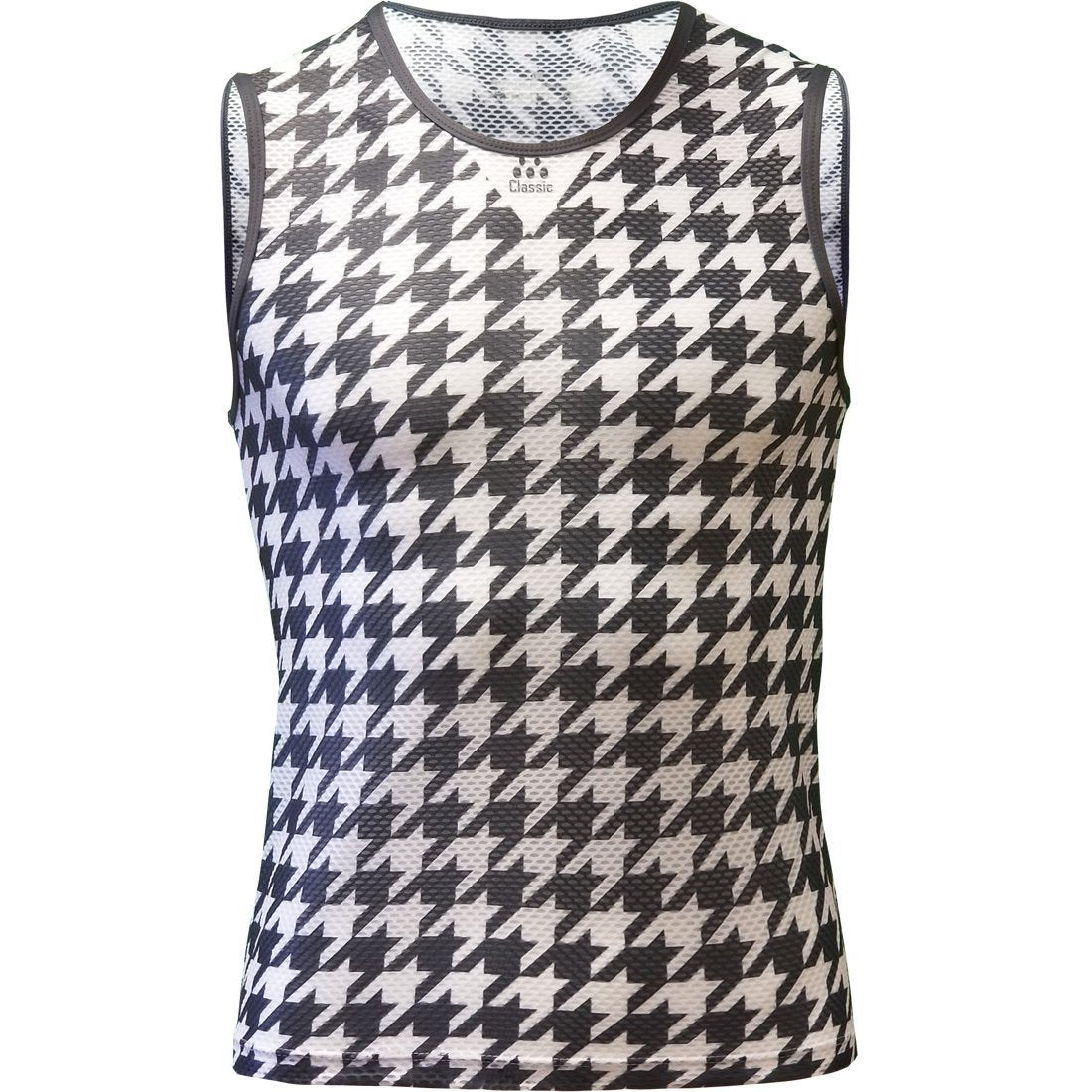 Classic Cycling Base Layer Black Houndstooth - Classic Cycling