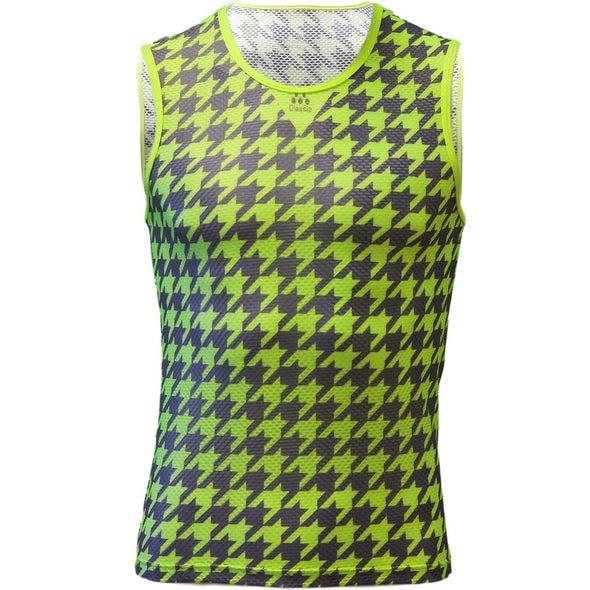 Classic Cycling Base Layer Fluo Houndstooth - Classic Cycling