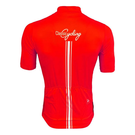 Classic Cycling Flex 2 Jersey Red- Men's - Classic Cycling
