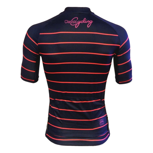 Classic Cycling Flex Jersey - Men's - Navy Pink - Classic Cycling